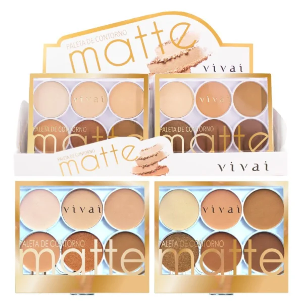 Paleta de Pó de Contorno Facial