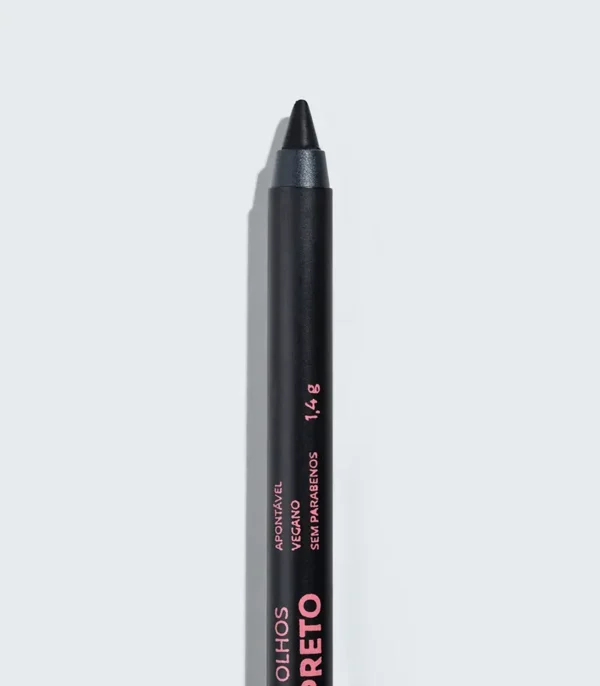 Lápis para Esfumar Retrátil para Olhos Preto