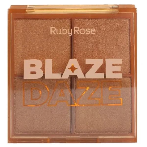 Paleta de Iluminador Ruby Rose 3 Blaze