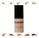 Base Líquida Maquiagem Cobertura Semi Matte Facial Oceane